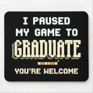Ich pausierte mein Spiel, um Gamer Gaming zu gradu Mousepad