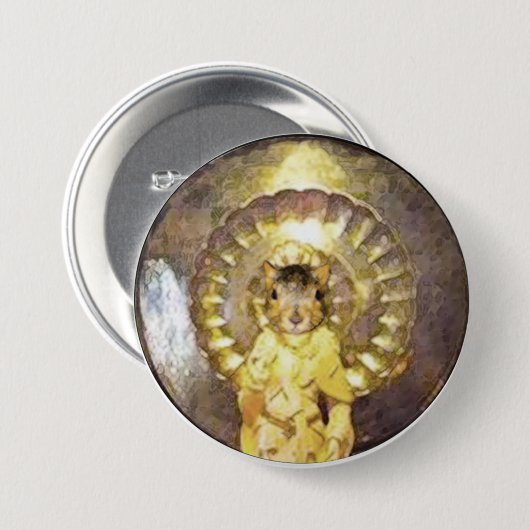 ICH Perlen-Knopf Button (Vorne & Hinten)