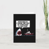 Ich persönlich denke, die Größe Ihres Bootes ist n Karte (Vorderseite)