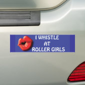 Ich pfeife auf der Roller Girls Bumber Sticker Autoaufkleber (Auf Auto)