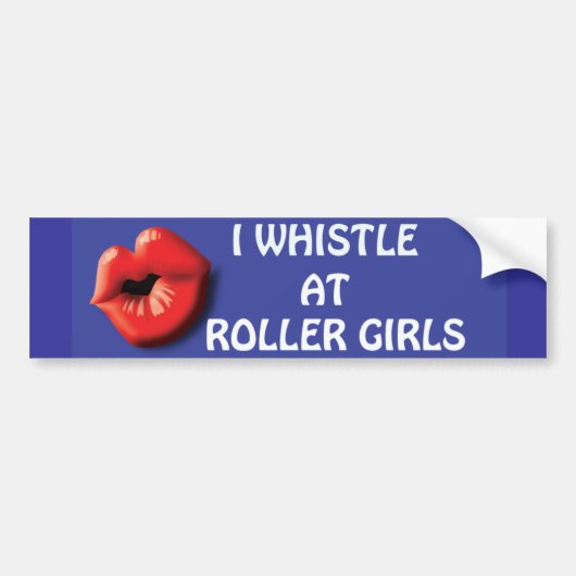 Ich pfeife auf der Roller Girls Bumber Sticker Autoaufkleber (Vorne)