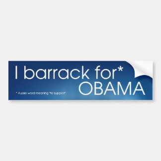 Ich pfeife für Obama aus Autoaufkleber
