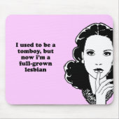 ICH PFLEGTE, UM EIN WILDFANG ABER JETZT IM A MOUSEPAD (Vorne)