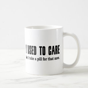 Ich pflegte, um mich zu interessieren. Aber ich Kaffeetasse