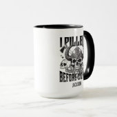 Ich pilze vor dem Kaffee Tasse (VorderseiteRechts)