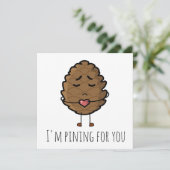 'Ich pinkle für dich' Valentine/Ferne Karte (Stehend Vorderseite)