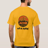 Ich pirsche Sie nicht an T-Shirt (Rückseite)