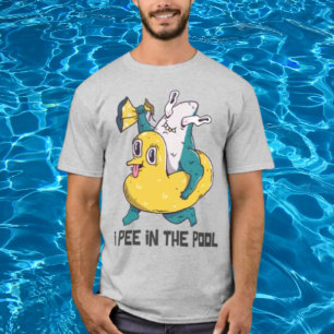 Ich pisse im Pool T-Shirt