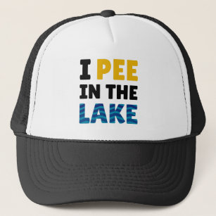 Ich pisse im See - Funny Lake Life - Sommer Truckerkappe