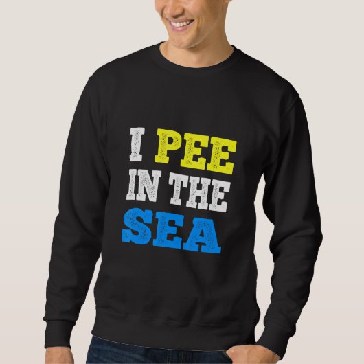 Ich pisse im Sommer des Meeres Sweatshirt (Vorderseite)