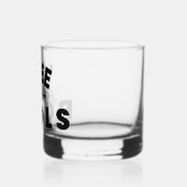 Ich pisse in Pools Funny Rocks Glass Whiskyglas (Links)