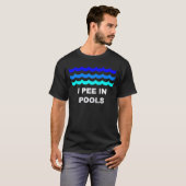 Ich pisse in Pools Raglan T-Shirt (Vorne ganz)