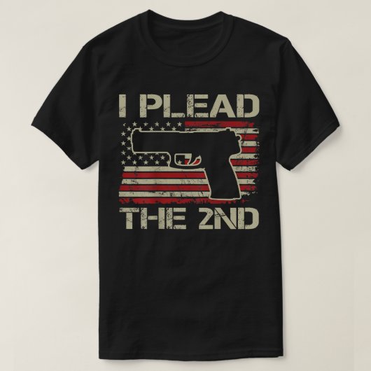 Ich plädiere für die zweite Änderung - Pistol 9,45 T-Shirt (Design vorne)