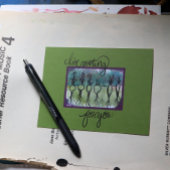 Ich plädiere für Wurzelgemüse Postkarte