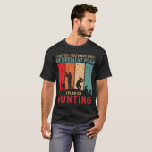 Ich plane Hirschjagd Jäger Funny Mens T-Shirt (Vorne ganz)