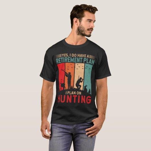 Ich plane Hirschjagd Jäger Funny Mens T-Shirt (Vorne ganz)