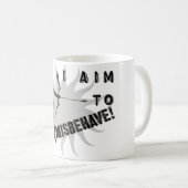 Ich plane, mich daneben zu benehmen! kaffeetasse (VorderseiteRechts)