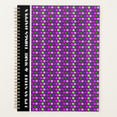 Ich plane Sachen und mache Dinge geschehen Lilac P Planer (Vorderseite)