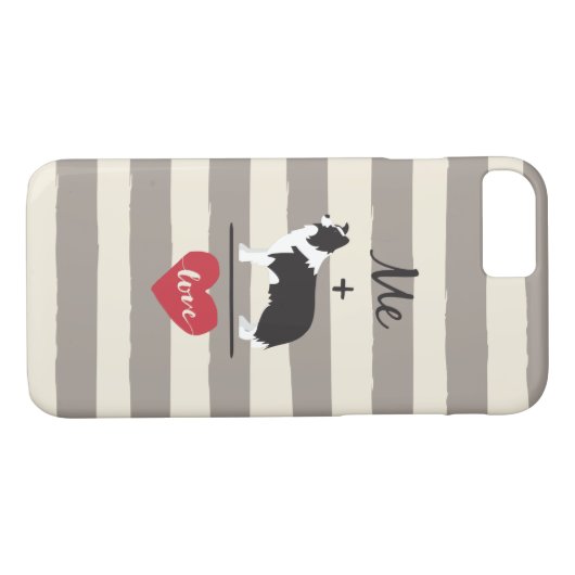 Ich plus Grenzcolliegleichgestelltes Case-Mate iPhone Hülle (Rückseite (Horizontal))