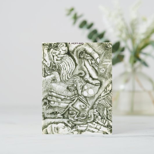 Ich Postkarte (Stehend Vorderseite)