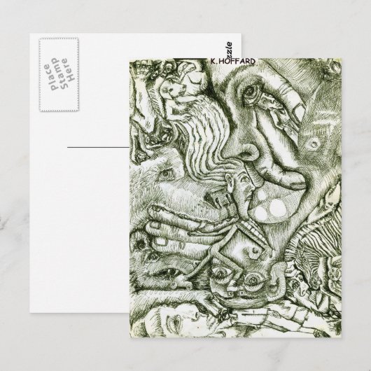 Ich Postkarte (Vorne/Hinten)