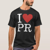 Ich ❤️ PR für PR-Mitarbeiter CUSTOM Men's T-Shirt (Vorderseite)