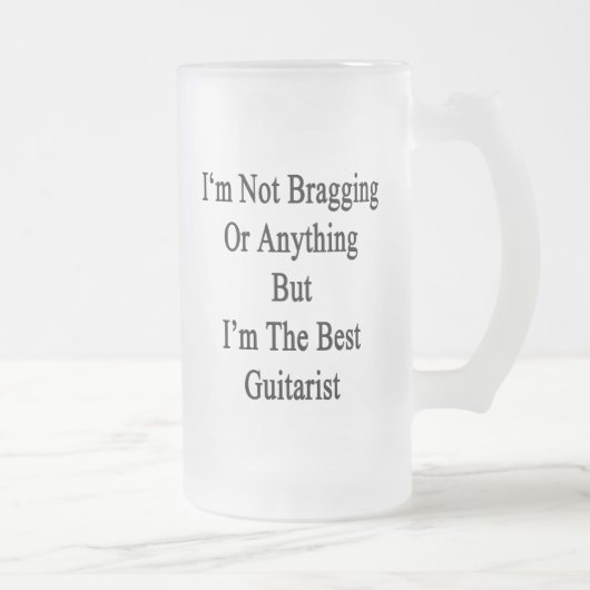 Ich prahle oder nichts, aber ich bin das beste mattglas bierglas (Rechts)