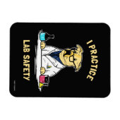 Ich praktiziere die Sicherheit von Labradoren Magnet (Horizontal)