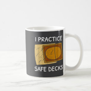 Ich praktiziere sichere Decks Sammelkartenspiel Pu Kaffeetasse