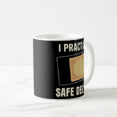 Ich praktiziere sichere Gerüste Zimmermann Bauarbe Kaffeetasse (VorderseiteRechts)