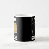 Ich praktiziere sichere Gerüste Zimmermann Bauarbe Kaffeetasse (Mittel)