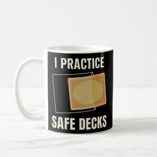 Ich praktiziere sichere Gerüste Zimmermann Bauarbe Kaffeetasse