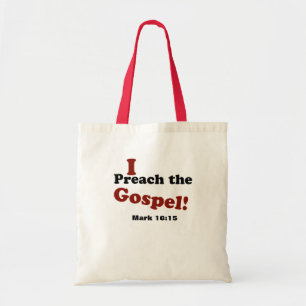 Ich predige das Evangelium Tragetasche