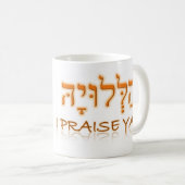 Ich preise YAH Tasse (VorderseiteRechts)
