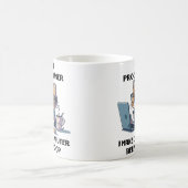 Ich programmiere Cat Beep Boop Katzenprogrammierer Kaffeetasse (Mittel)