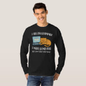 Ich programmiere Computer-Pieptkätzchen T-Shirt (Vorne ganz)