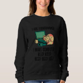 Ich programmiere einen Computer-Piepton-Coder Sweatshirt (Vorderseite)
