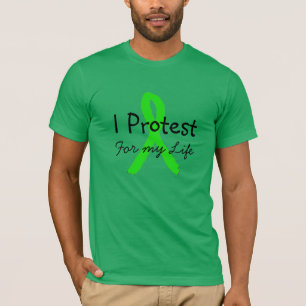 Ich protestiere für mein Leben Lyme-Borreliose-Bew T-Shirt