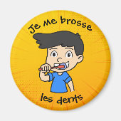 Ich putze mir die Zähne Magnet (Vorne)