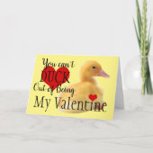 Ich quack Sie Valentine Karte (Vorderseite)