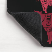 Ich rauche das Grill Mousepad (Ecke)
