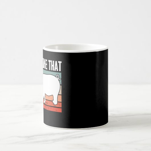 Ich rauche das Grillgrillfleisch Kaffeetasse (Mittel)