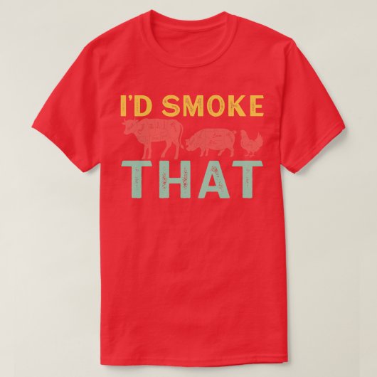 Ich rauche das T-Shirt (Design vorne)