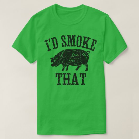 Ich rauche das T-Shirt (Design vorne)