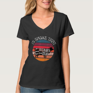 Ich rauche, dass das Brisket Beef den Metzgermeist T-Shirt