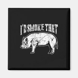 Ich rauche, dass die Grillen Schweinefleisch schwa Magnet