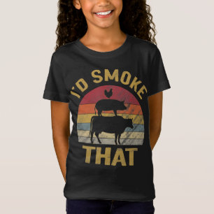 Ich rauche, dass die lustige GRILLEN das Geschenk T-Shirt