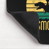 Ich rauche, dass Dinosaurier Grill Grillkoch Mousepad (Ecke)