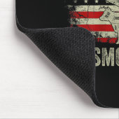 Ich rauche, dass Griller Koch Pitmaster Outdoor Ca Mousepad (Ecke)