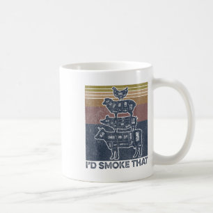 Ich rauche, dass Schweinefleisch-Hühnerfleisch-Häh Kaffeetasse